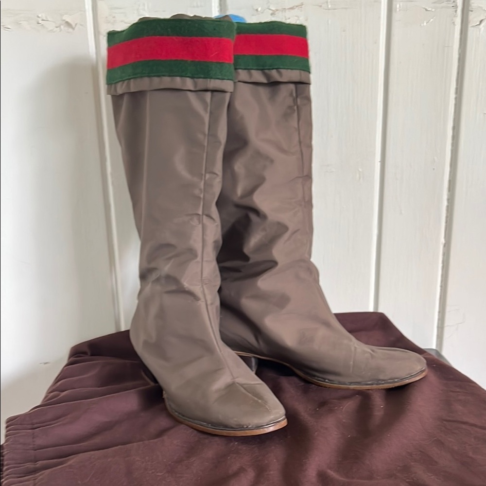 Vintage Gucci Vinyl Boots